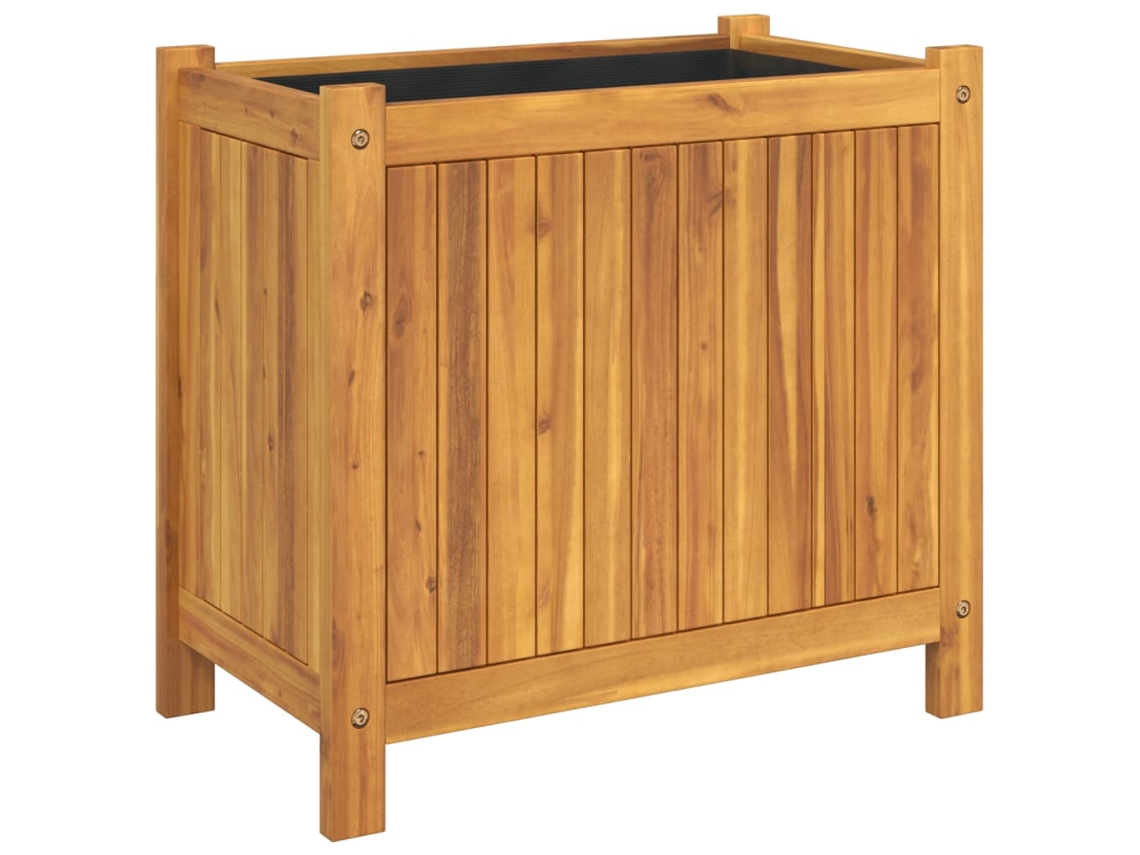 Garden Planter, Garden Planters Vidaxl Marrom Madeira De Acácia (54 X 31 X 50 Cm)