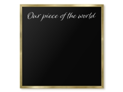 Magnetic Board For Wall Our Piece Of The World For The Bedroom Espelharte (50x50 Cm)