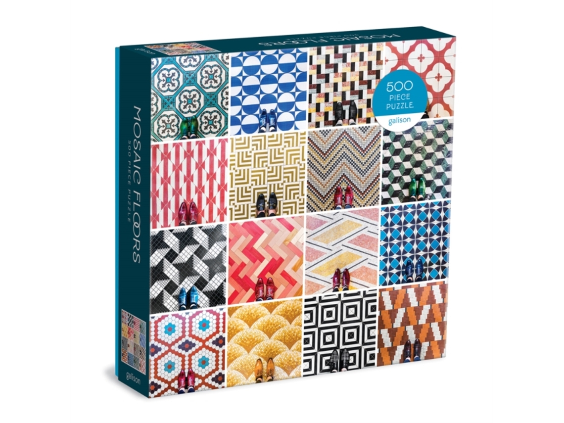 Livro Mosaic Floors 500 Piece Puzzle de Galison (Inglês)