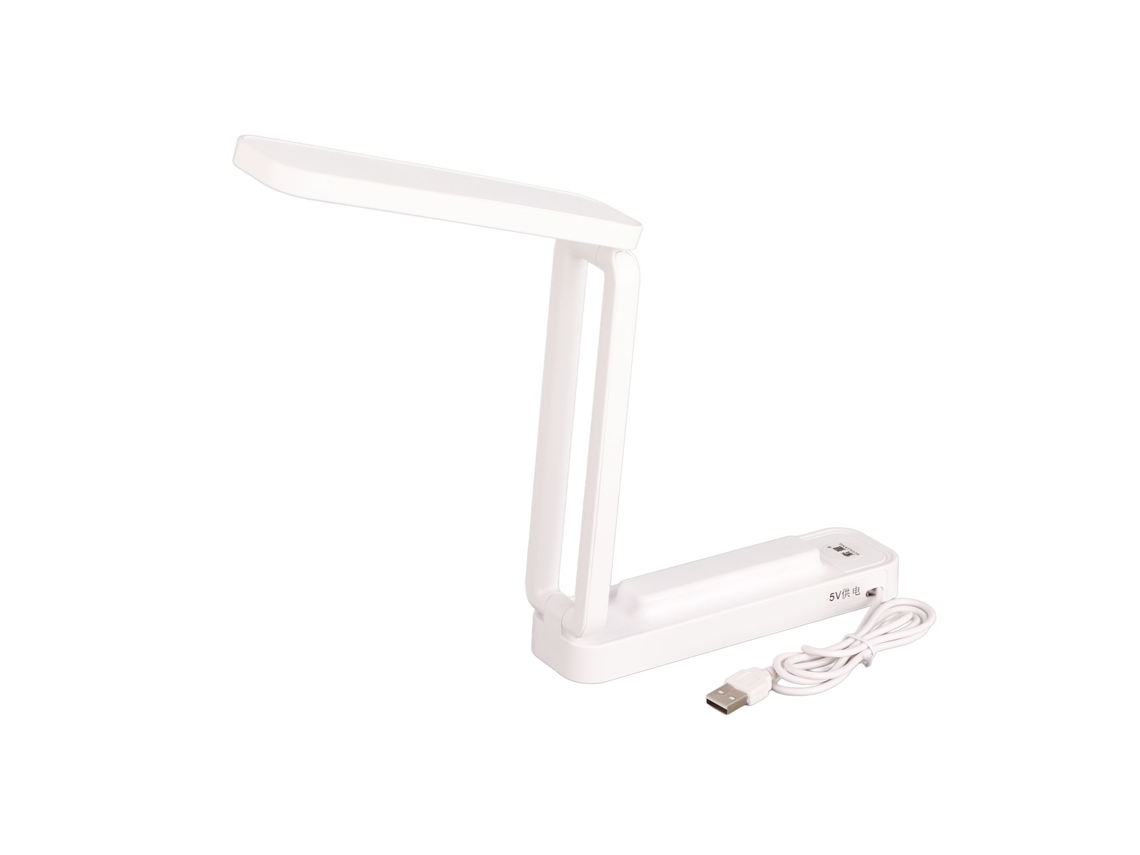 Lâmpada de Mesa Plegável Portátil Usb Luz Suave para Escritório e Casa Material Abs