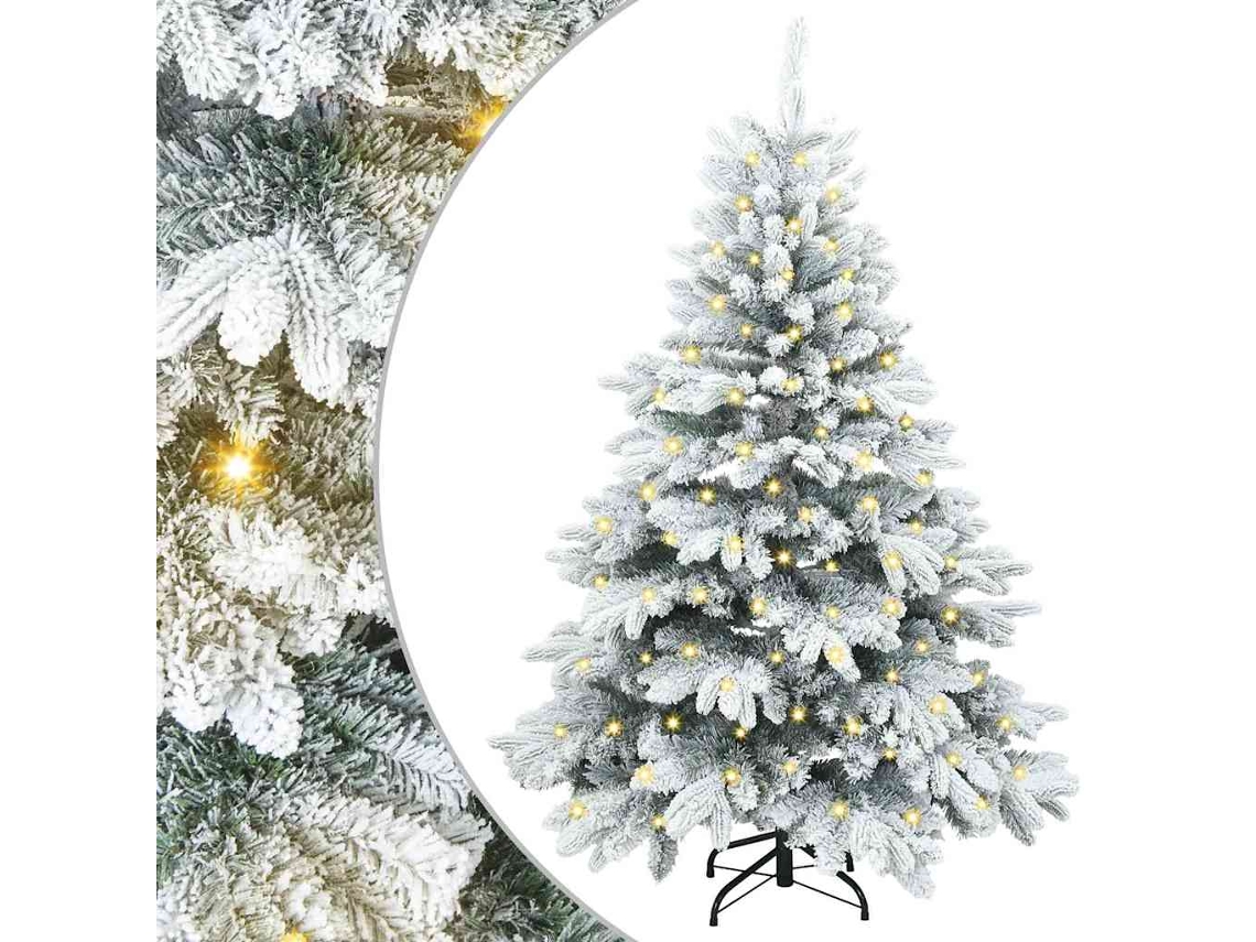 Conjunto 1 Decoração De Natal Vidaxl Branco Plástico (120 Cm)