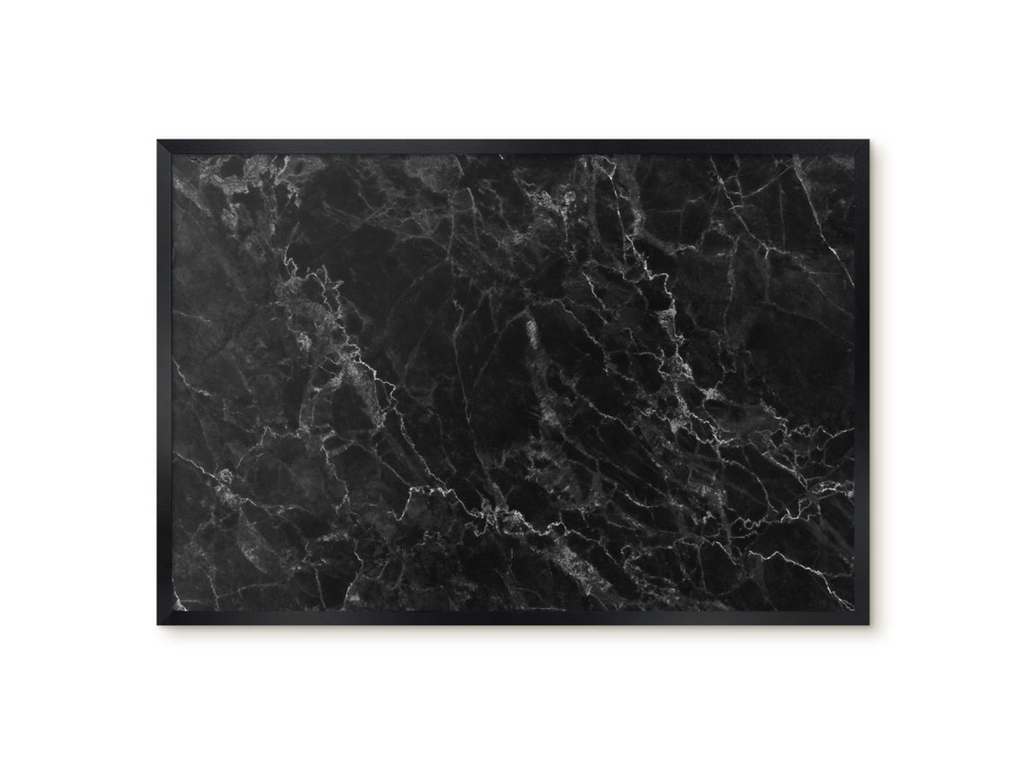 Quadro de parede magnético em mármore bege para escritório Espelharte (60x40 cm)