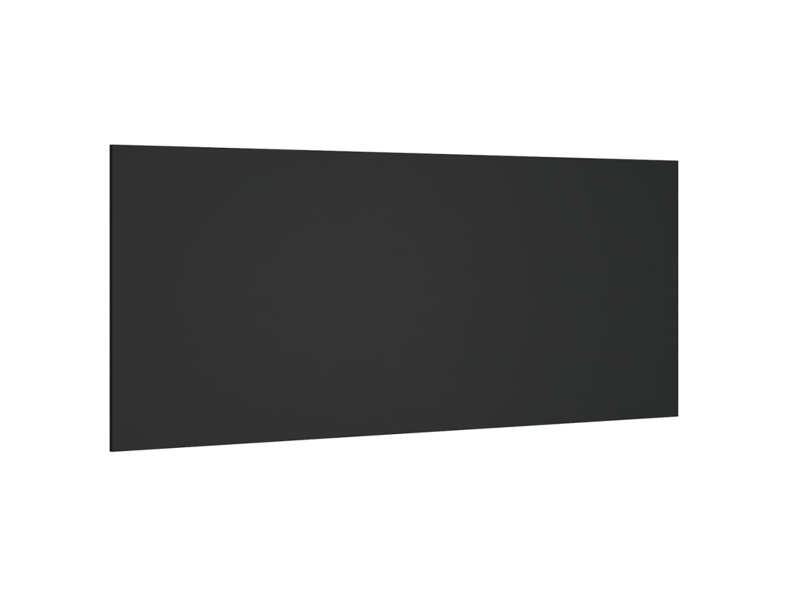 Cabeceira de Cama MAISON EXCLUSIVE Derivados de Madeira Preto 200x1,5x80 cm