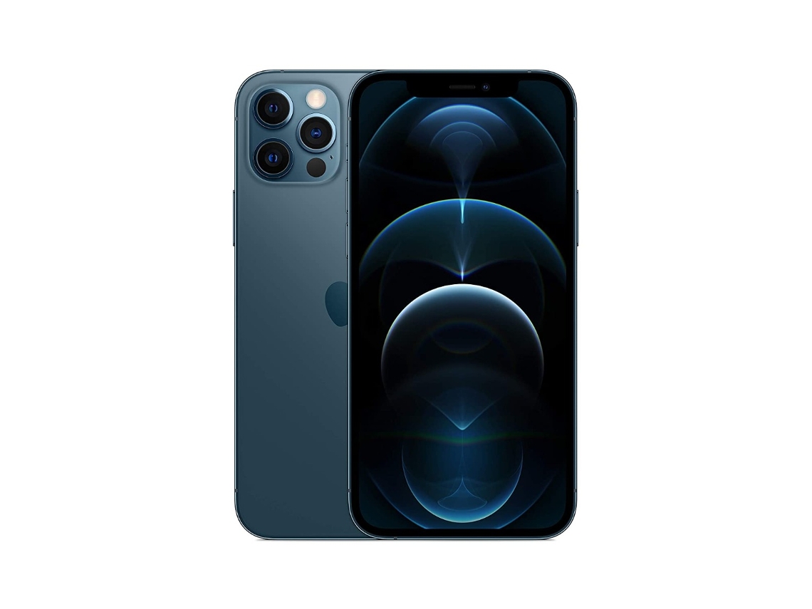 iPhone 12 Pro APPLE (Recondicionado Marcas Mínimas - 6 GB - 128 GB - Azul Pacífico)