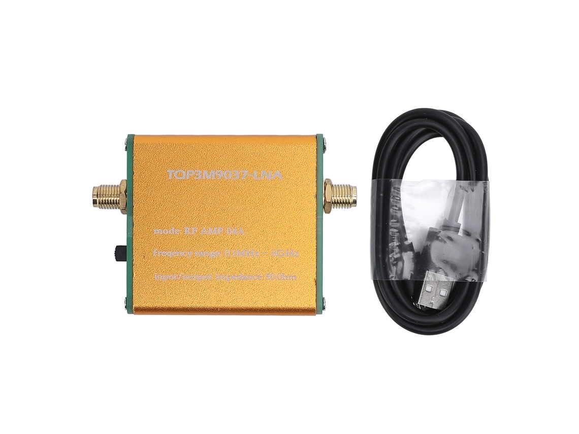 Amplificador De Baixo Ruído De Banda Larga 100k A 6ghz Módulo Receptor Sma Fêmea Para Rádio Fm E Ondas Curtas