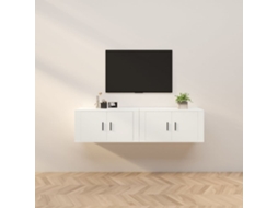 Vidaxl Móveis De Tv De Parede 2 Pcs 80x34,5x40 Cm Branco