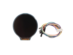 Módulo Lcd Redondo De 1,28 Polegadas Ips 240x240 4 Fios Spi 65k Cores Para Raspi