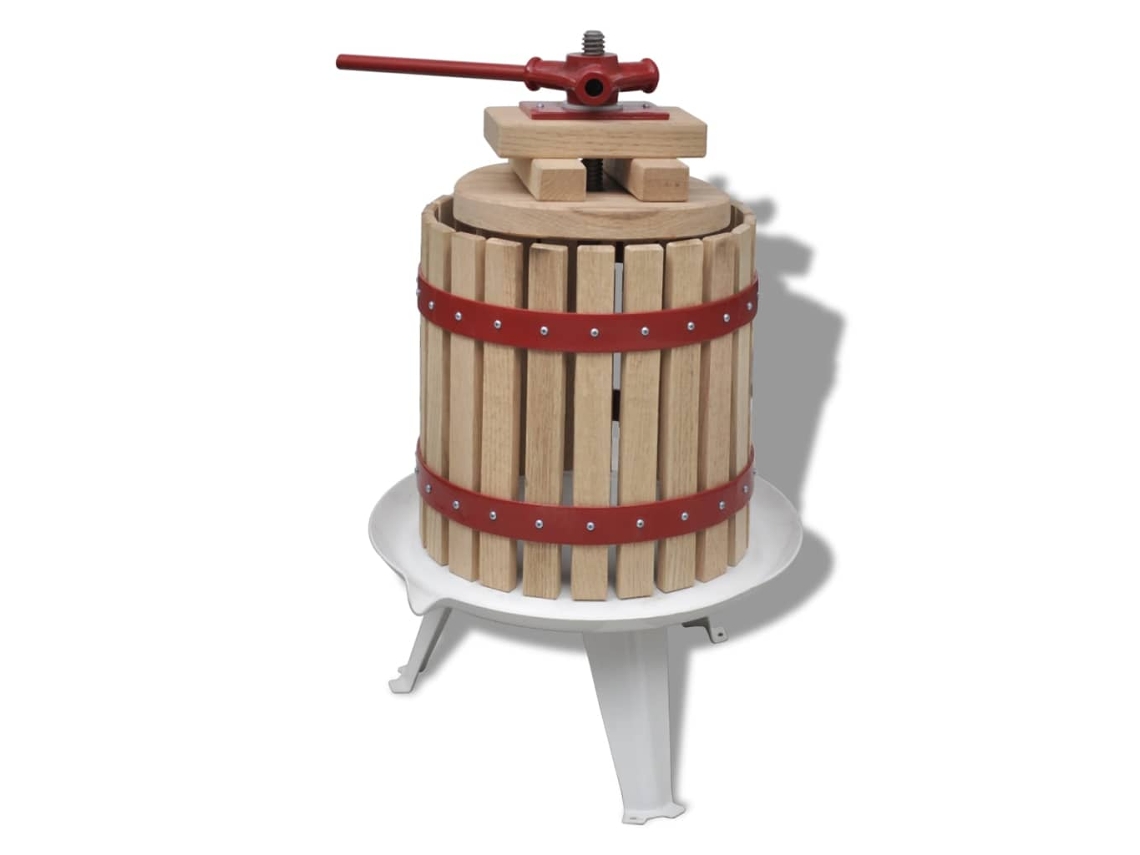 Vidaxl Prensa Para Fruta E Vinho 12 L
