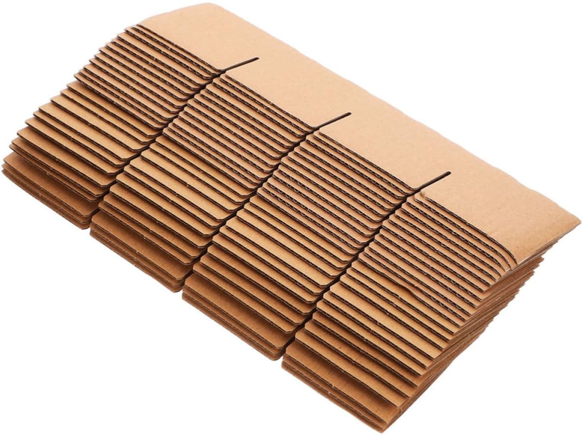 Kit De Divisórias Papelão Marrom Toyandona Embalagem E Envio, Com 48 Peças De Papel Organização E Uso Versátil