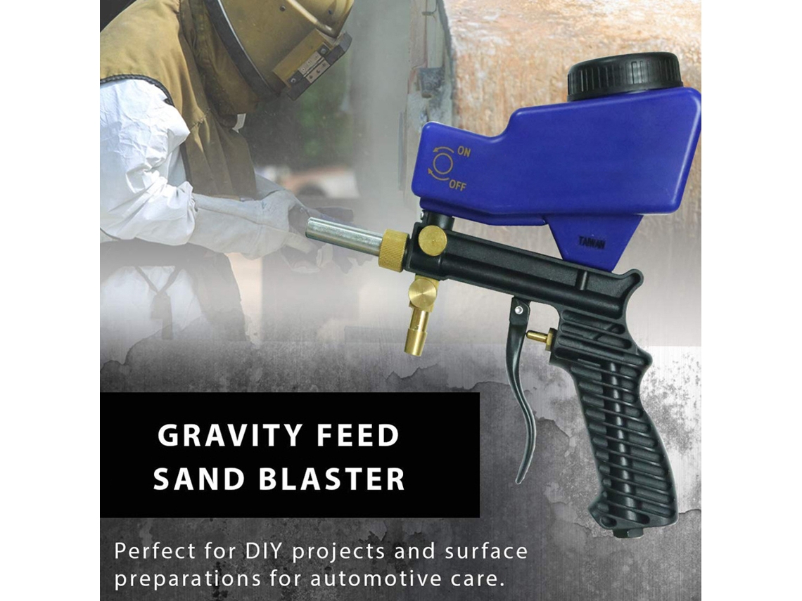 Protector Antioxidante Air Spot Sand Blaster Lijador Neumático De Mano Com Alimentação Por Gravidade