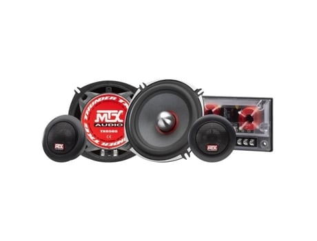 Kit 2 Vias Mtx Audio 13cm 4? 80wrms Chassi De Alumínio Bobina Ø30mm Til Tweeter De Néodym Ø28 Mm