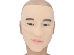 Cubierta De Media Cara De Latex Realista Para Fiesta De Disfraces Y Cosplay