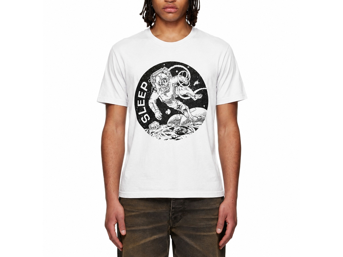 Sleep The Clarity Astronaut T-shirt White Unisex Adults Size:s