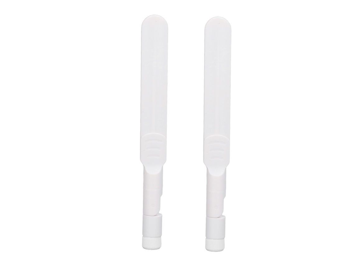 Antena Omnidirecional 2.4/5.8GHz YURU 8dBi Branco Plegável Sma Macho
