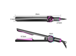 2026 plancha de Cabelo 2 em 1 Reto e Ondulado com Tela Lcd 10 Níveis de Temperatura Plancha Rápida para Penteado