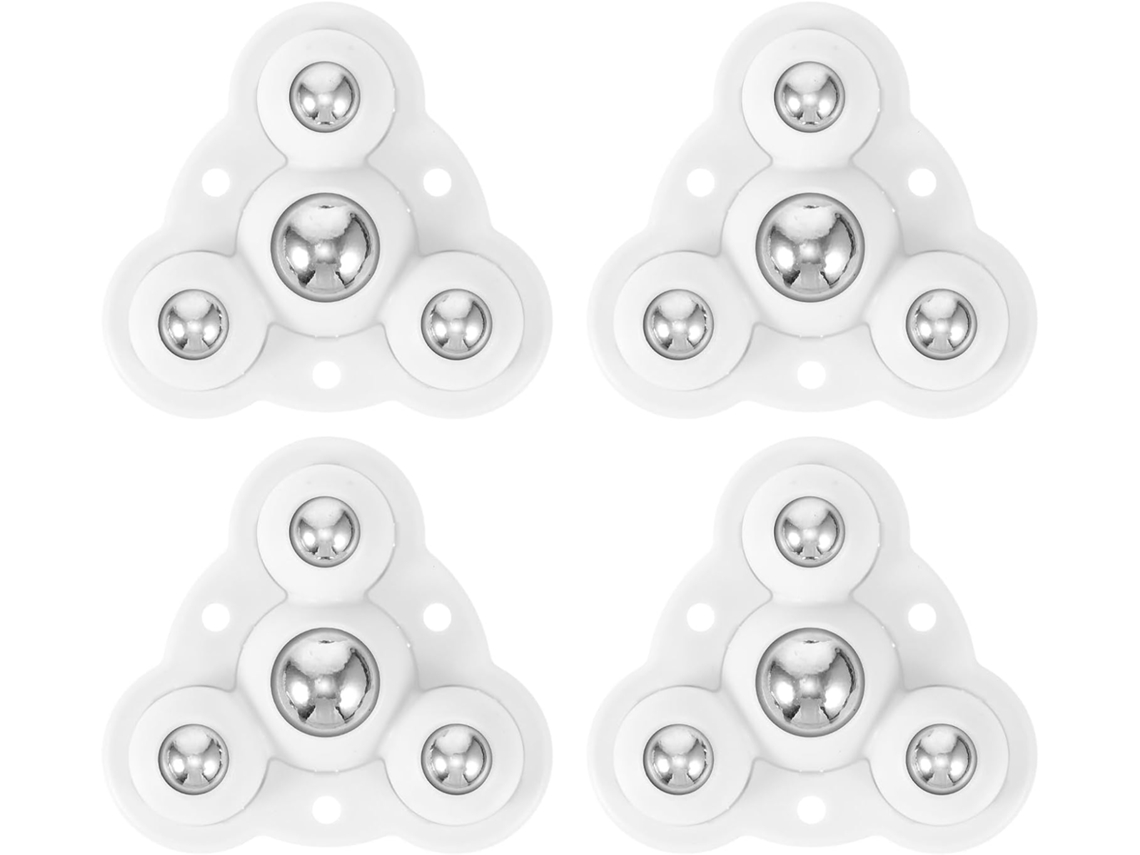 Conjunto De 4 Rodízios Giratórios Supvox Para Base Móvel Caixa