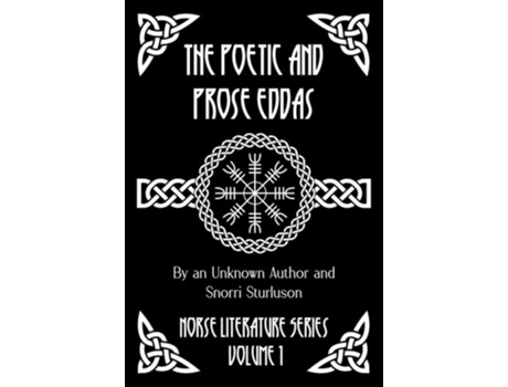 Livro The Poetic and Prose Eddas de Snorri Sturluson e J W Buel (Inglês)