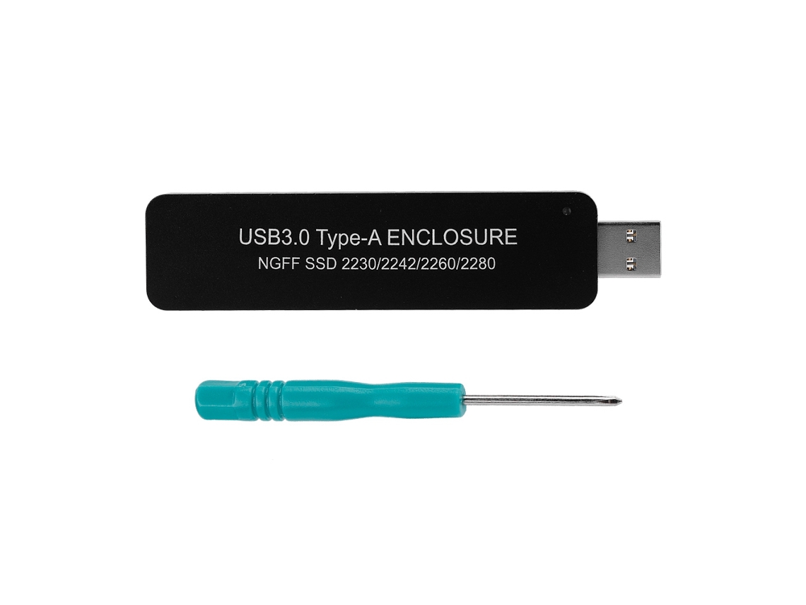 Gaiola De Ssd M.2 Ngff De 5gbps Adaptador M.2 Para Usb 3.0 Para Ssd M.2 Key B