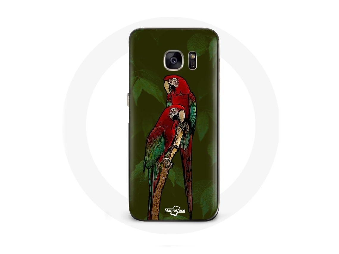 Capa para Samsung galaxy S6 edge Pionus Papagaio vermelho