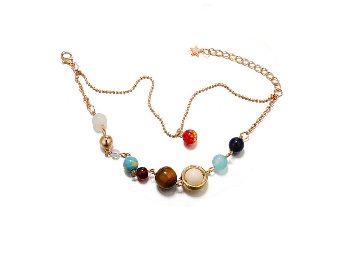 Pulseira De Pérolas Personalizadas Com Cadeia Dupla Camadas Joalharia