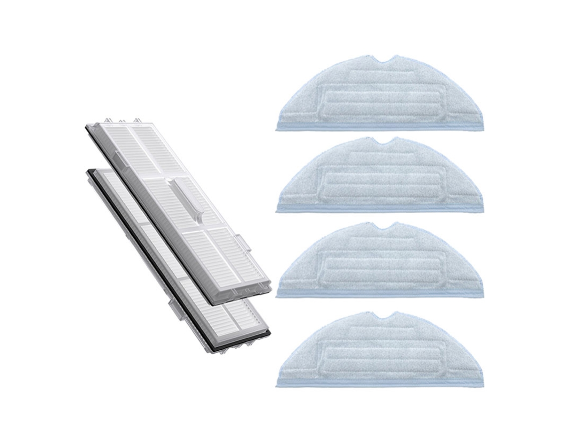 Acessório para Aspiradores XIAOMI 6Pack Hepa Filterping Panos S7 T7S T7Plus T7Splus