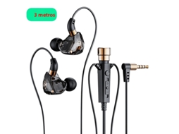 Fones de Ouvido para karaokê com microfone, cabo de áudio, cancelamento de ruído, sem fio MDUG