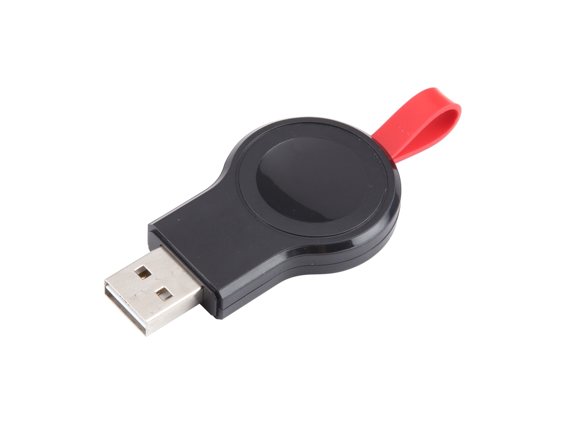 Carregador magnético portátil com porta USB Apple Watch Series 2W (preto)