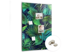 Lousa Magnética Folhas Exóticas Grandes Para O Escritório Espelharte (70x100 Cm)