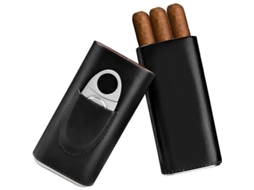 Acessórios para Humidor Nova Line, Estojo de Viagem com Cortador, Presente para Homens