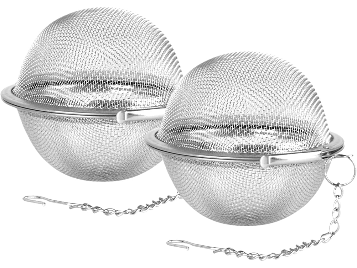 2 Unidades De Infusor Chá Em Aço Inoxidável 6, 8 Cm(2, 7 Polegadas), Filtro Para Chá