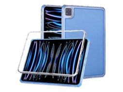Capa Transparente Compatível Com Ipad Pro 11 (2022) / (2021) / (2020) / (2018) 3 Em 1, À Prova De Choque, Em Pc + Tpu.