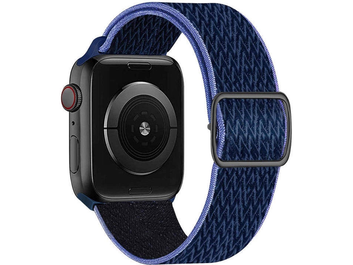 Bracelete Apple Watch 42/49 mm SWISSTEN Nylon (Azul)