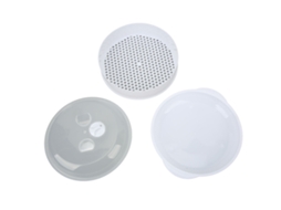 Ronjoe-panelas De Vapor Micro-ondas Plástico Tampa Transparente Resistente À Deformação Com Alça