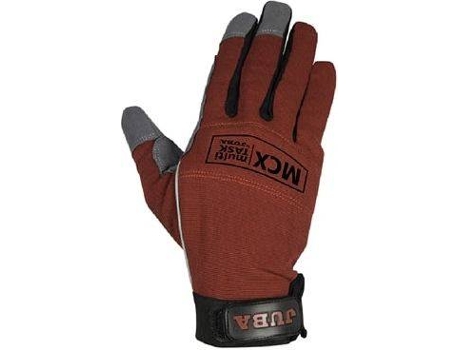 Luvas Vermelhas Couro Sintetico com Dorso de SPANDEX. Nº9