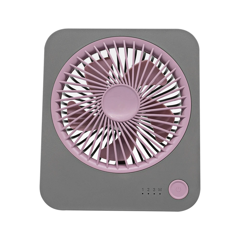 Ventilador de mesa portátil MDUG, ultrafino, silencioso, para escritório, casa e quarto