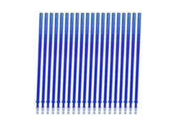 20 Peças de Caneta de Gel Apagável de Tinta Azul Recargas de Caneta de Gel de Substituição de Ponta Fina de 0,5 Mm para Canetas Apagáveis #1