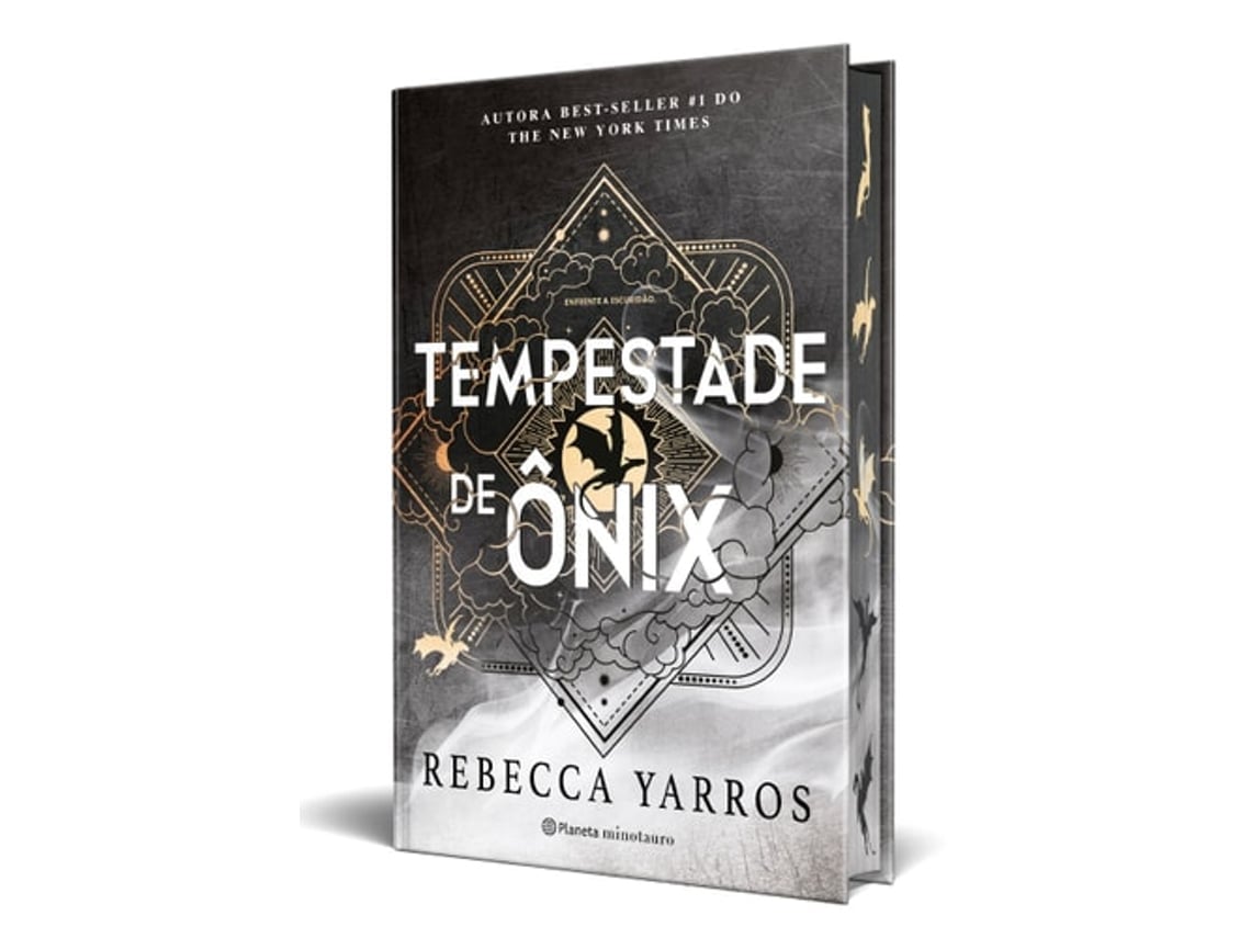 Livro Tempestade De Ônix Edição Especial Limitada. Sequência Dos Fenômenos Mundiais Quarta Asa De Rebecca Yarros (português - Capa Dura)