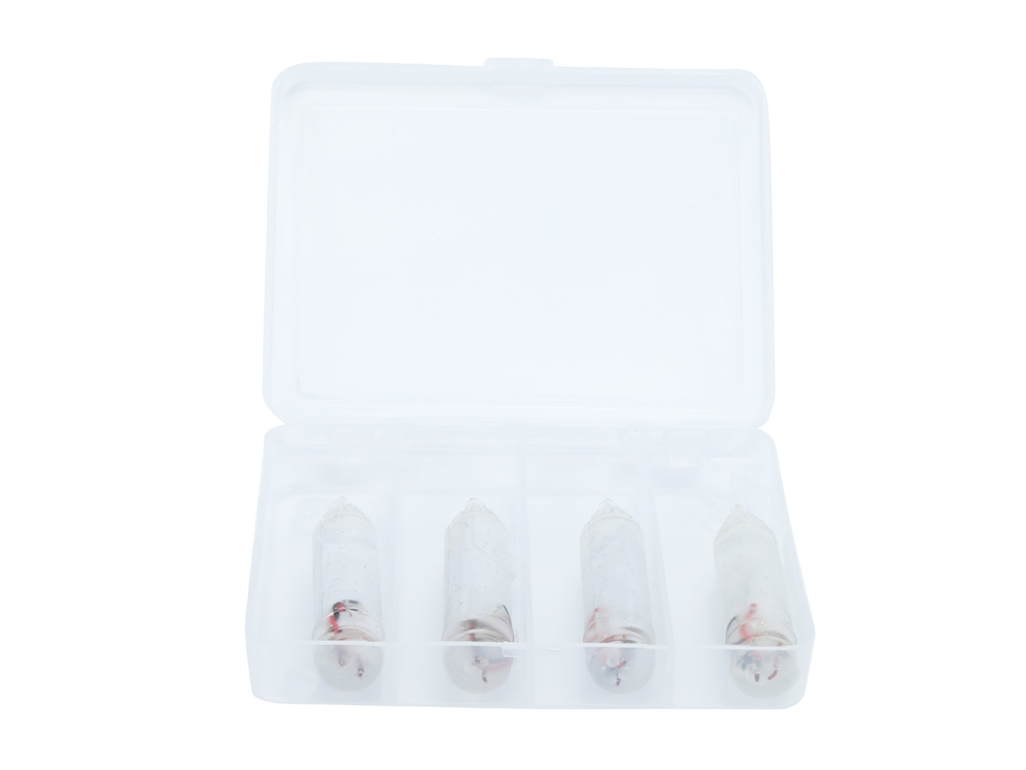 Luz Lure Led para Pesca 4pçs Branca com Caixa
