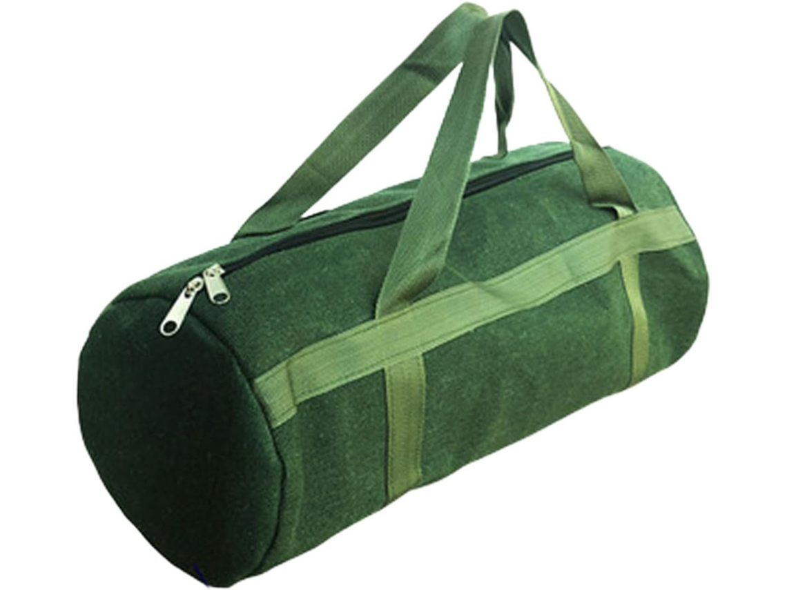Bolsa para ferramentas em lona resistente, organizador de ferramentas, armazenamento prático para ferramentas de jardim.