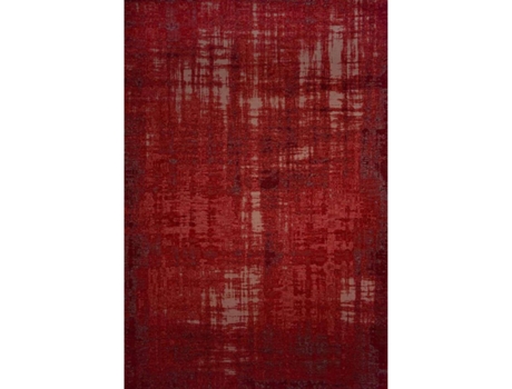 Tapete Incognito Vermelho 1.00x1.50m — 53% Acrílico, 27% Algodão, 20% Poliéster | 1.00x1.50m