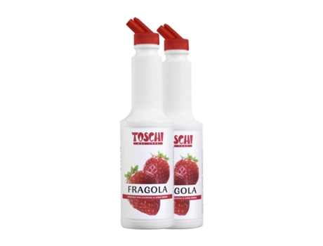 Schnapp TOSCHI Puré Fresa Sem Álcool (1 L - 2 Unidades)