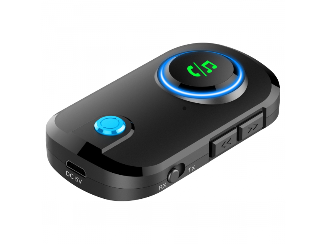 Transmissor/receptor Bluetooth Sem Fio Com Viva-voz E Entrada Auxiliar.