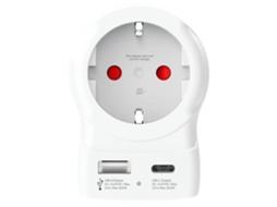 Adaptador de viagem USB Skross 20 W da Europa para os EUA