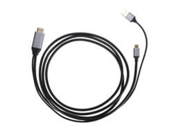 Cabo Adaptador HDMI Multimedia Interface para Type C, 4k 60hz, 2m/6.6ft