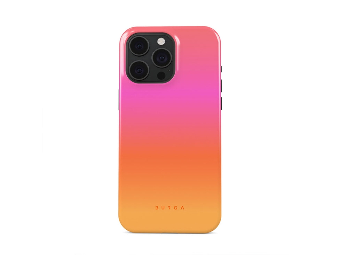 Capa Magsafe Tough Modelo Sunset para iPhone 15 Pro Max BURGA Anti-Choque Multicor