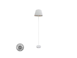 Tunez Salon Foot 1xe27 Branco/impresso Branco Fabrilamp