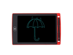 Tablet De Escrita Lcd 8.5 Polegadas Para Crianças Cor Vermelha