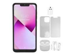Smartphone Laxiscreed Com Cpu De 10 Núcleos E Fone De Ouvido Branco