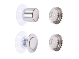 Suporte Magnético Para Sabonete De Aço Inoxidável, 2 Peças, Suporte Para Saboneteira Com Ventosa De Parede SUNNY SPACES