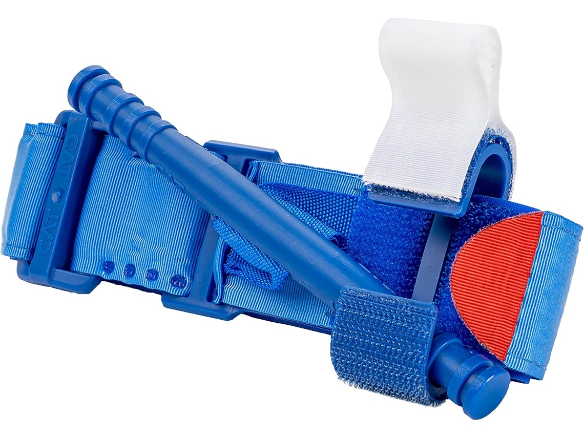 Torniquete Rotativo Combate com Rolo de Pressão, Aplicação com uma Mão, para Hemorragias Azul HEXINYIGJLY